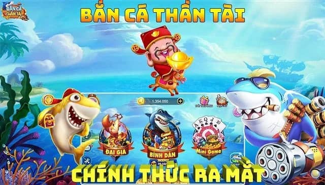 Bắn cá thần tài có đa dạng cấp độ và phòng chơi cho bạn