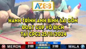 Hành Trình Anh Bình Sài Gòn Đoạt Cup Vô Địch Tại CPC2 25/11/2024