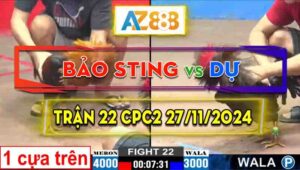 Trận 22 CPC2 27/11/2024 - Anh Bảo Sting Chấp Anh Dự 1 Cựa Trên