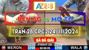 Trận 28 giải CPC2 24/11/2024 - Ben Sài Gòn Đối Đầu Mo Tiền Giang