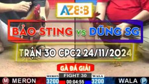 Trận 30 giải CPC2 24/11/2024 - Bảo Sting Cay Cú Trước Dũng Sài Gòn