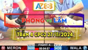 Trận 4 CPC2 27/11/2024 - Gà Anh Phong Có Pha Lật Kèo Đẳng Cấp