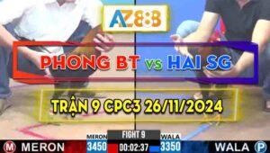 Trận 9 CPC3 26/11/2024 - Gà Anh Hai Hóc Môn Đá Đâm Toàn Lút Cán