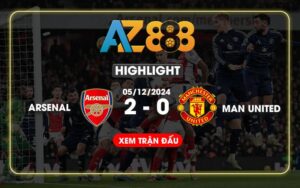 Highlight Arsenal Vs Manchester United Ngày 05/12/2024