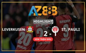 Highlight Bayer Leverkusen Vs St. Pauli Ngày 07/12/2024