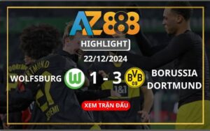 Highlight Wolfsburg Vs Borussia Dortmund Ngày 22/12/2024