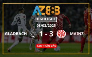 Highlight Borussia Monchengladbach Vs Mainz Ngày 08/03/2025